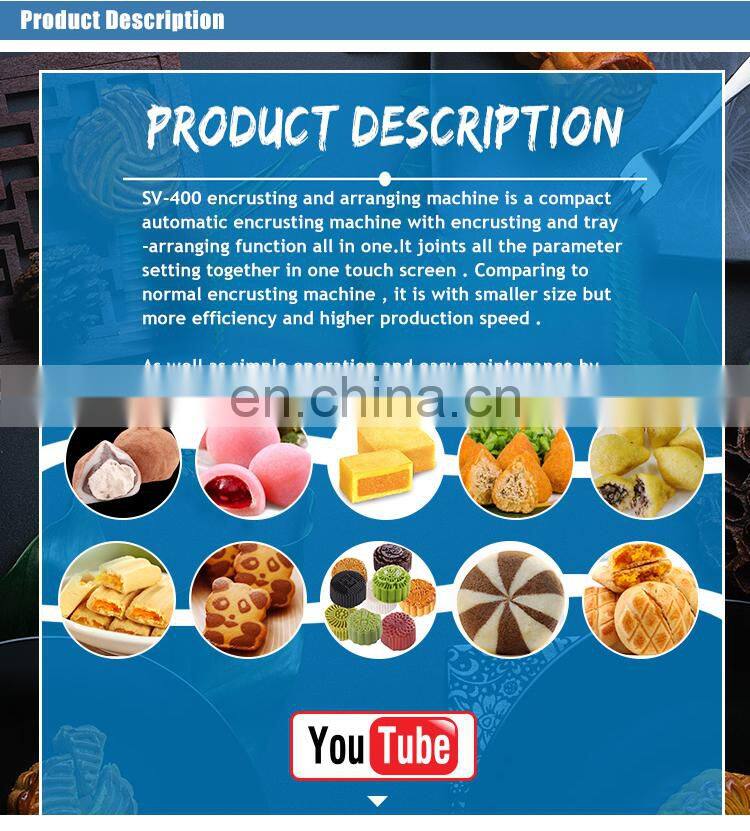 2017 New condition japanese automatic encrusting machine/maamoul machine