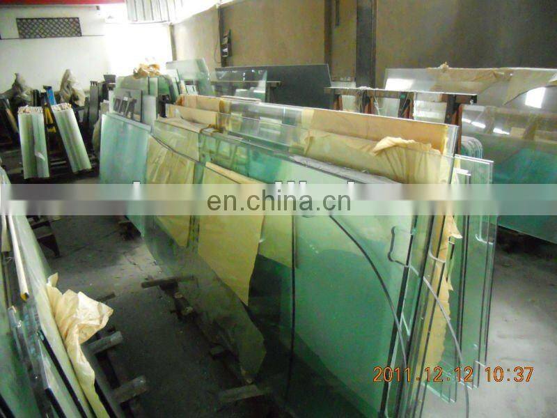 Best 6-60mm tempered glass for train and car and boat high quality boat glass