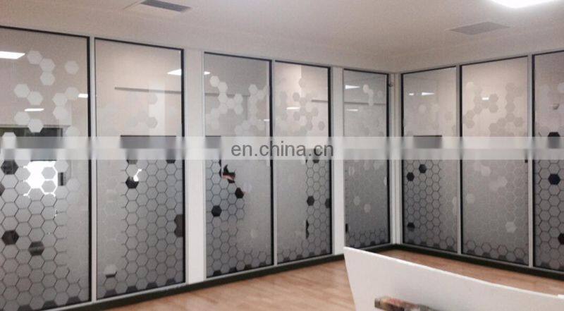 China high quality interior safety shatterproof glass partition wall prices