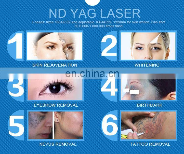 Wholesale low price portable laser tattoo removal qswitch machine