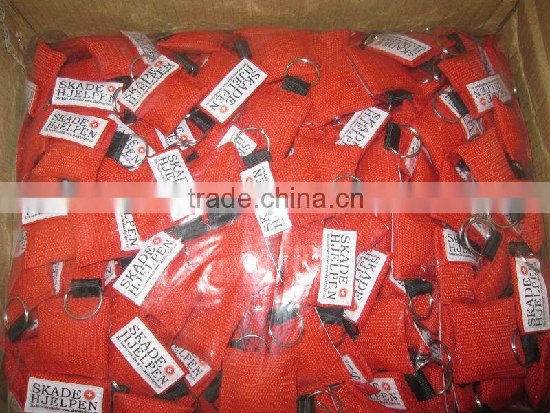 2015 Hot Selling CPR Mask with Keychain