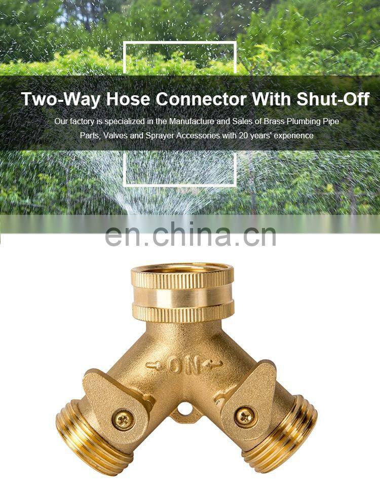 Garden copper hydraulic water connectors fitting