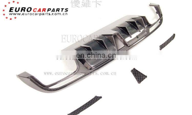 C63 front lip fit for MB C-class W205 C63 2014-2016year sedan to B-style carbon fiber C63 carbon front spoiler