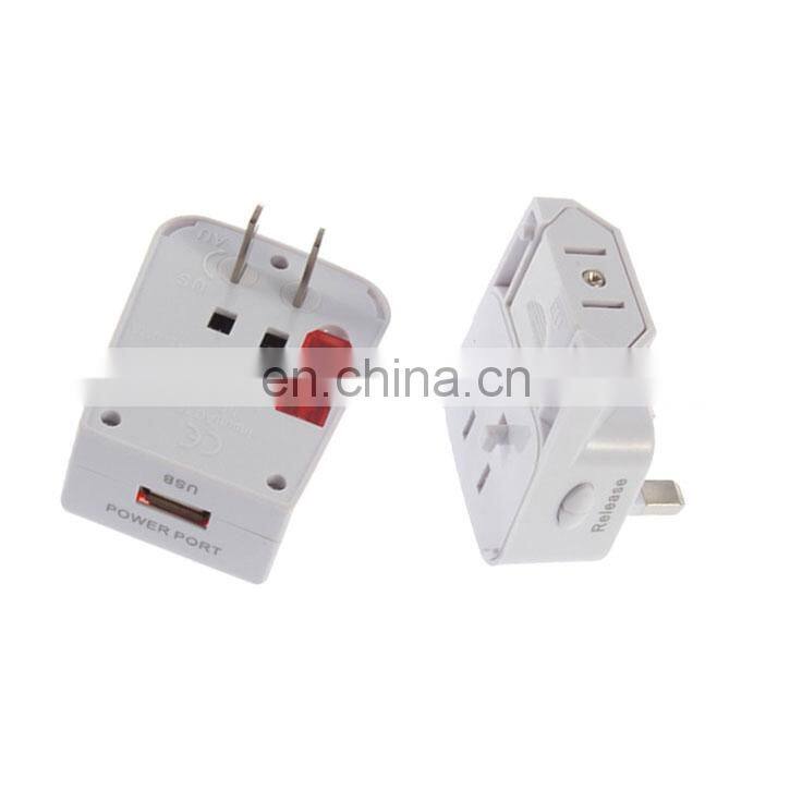 International Universal Travel Adapter AC Travel Charger Adapter Electrical Power Plug Adapter with USB