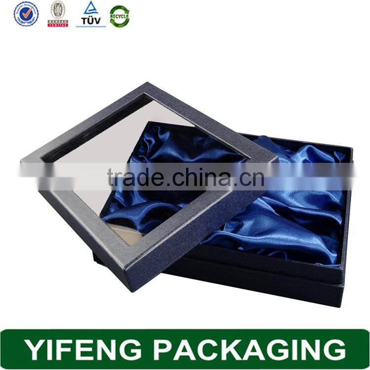2015 Yifeng factory cardboard box with transparent lid