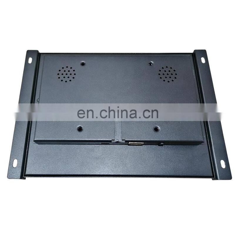 Industrial Metal Case Open frame Display Portable LCD Computer Monitor 8 inch