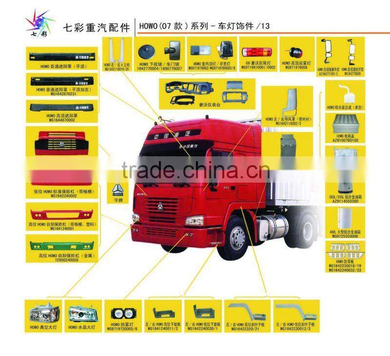 For China Sinotruk CNHTC HOWO 07 model, Glass blind spot mirror, WG1642770004