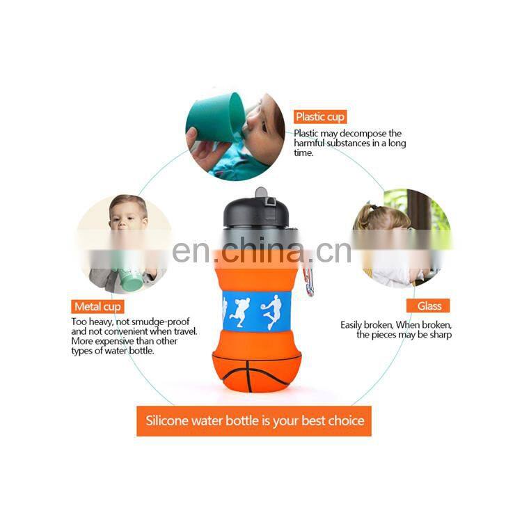 Cheap Price Custom Collapsible Silicone Hot Water Bottle for Kids