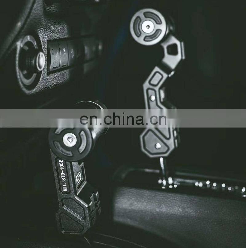 Furyengraver gear lever kits car shift knob handle for Jeep wrangler JK 2007+ shifter  4x4 accessories