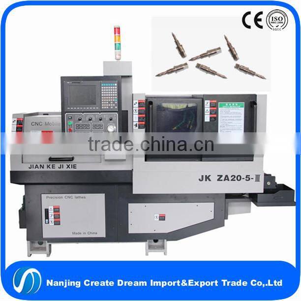 china swiss type cnc lathe machine making electrical wiring accessories