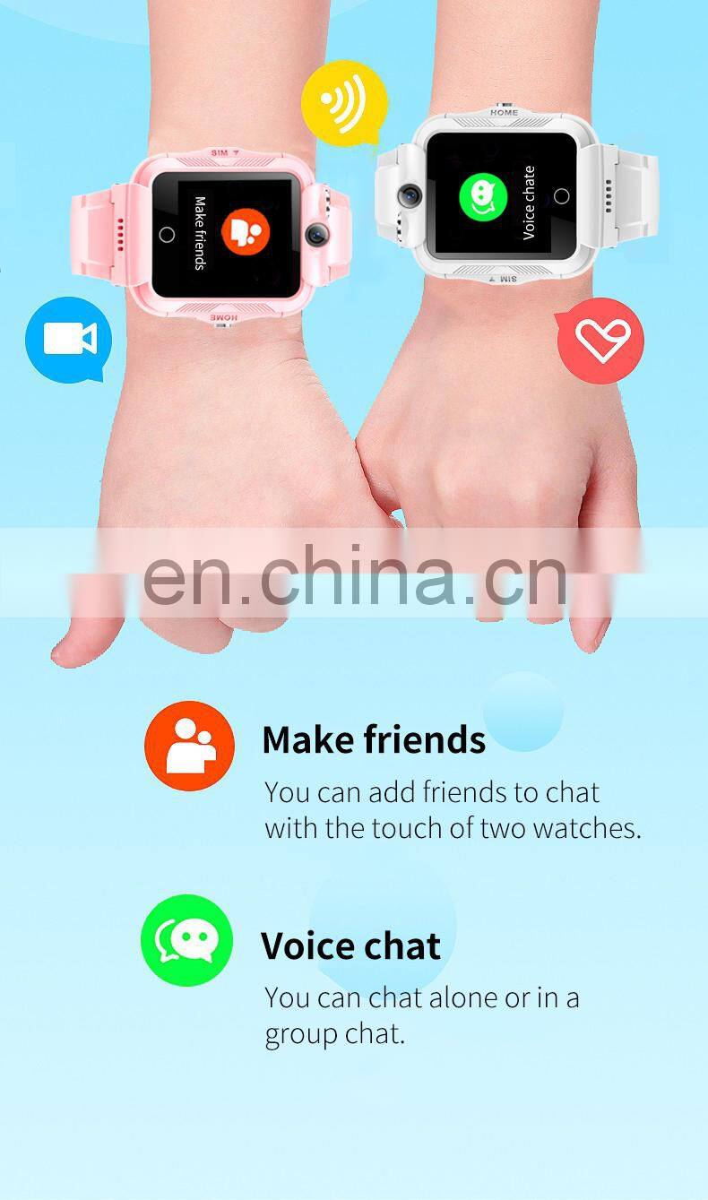 4G Video Call Kids Gps Smart Wearable Devices, SOS Remote Monitor Mobile Watch Phones For Children For Boys Girls Watches