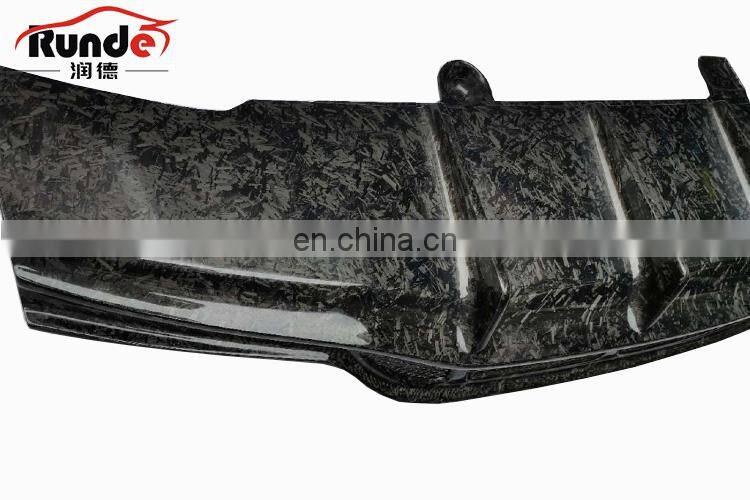 Runde PSM Style Body Parts Carbon Fiber Material Rear Lip Diffuser For Mercedes-Benz W205 C63S coupe rear lip diffuser