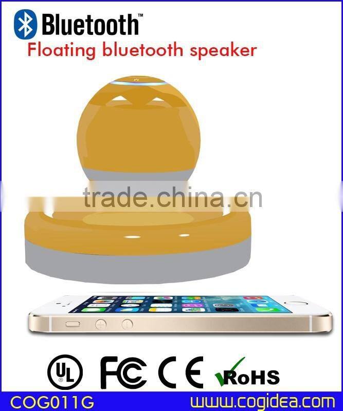 Round magnetic suspension levitation bluetooth speaker
