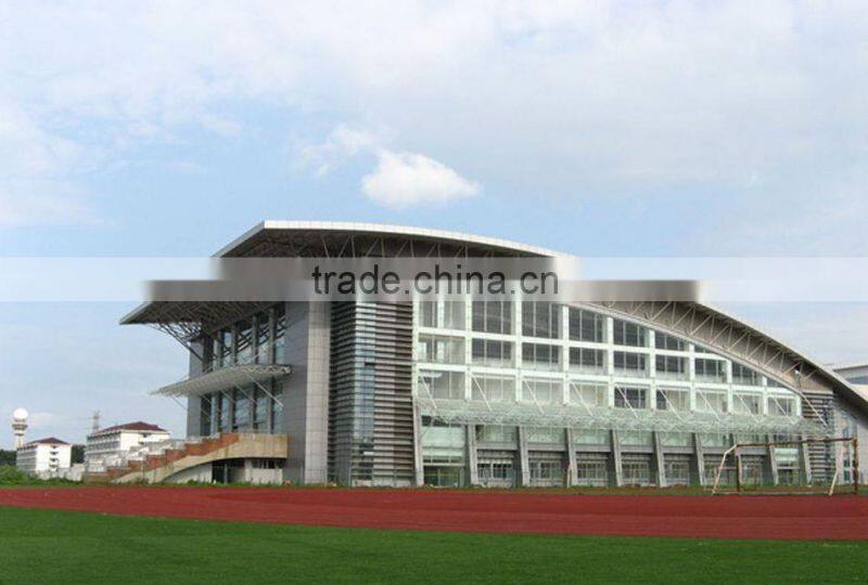 High quality anti rust steel space frame structure prefab gymnasium