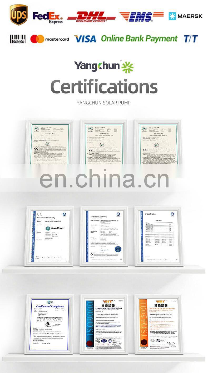 High Head Surface Water 2hp Solar Water Centrifugal Pump For Irrigation