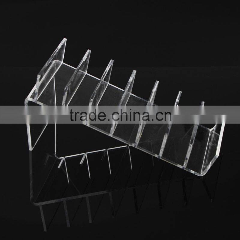 Acrylic Step Wallet Display Stand Purse Display Wallet Holder purse holder