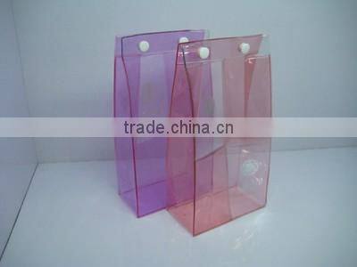 2012 hot sale designer high quality clear square pvc cosmetic bags