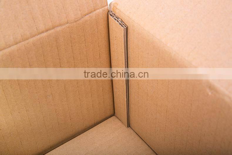 Custom Logo Folding Kraft Paper corrugated packaging mailing cardboard shipping box