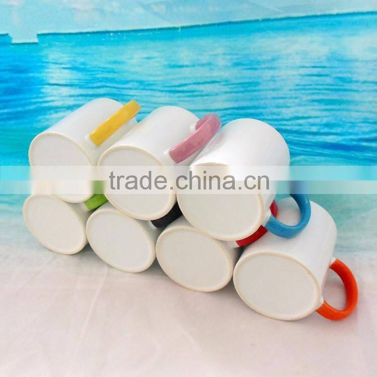 11oz Inner&handle color mug ceramic mug for sublimation mug blank sublimation mug