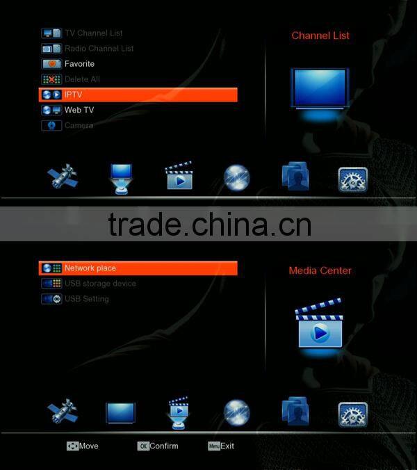 New arrival !!! 1080P FULL HD DVB S2 & T2 Openbox v8 combo hd satellite tv receiver with Best price MOQ from 1 piece