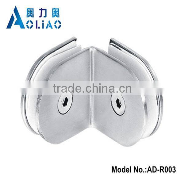 Stainless steel clip top glass jar and SS handrail clamps and handrail glass fixing