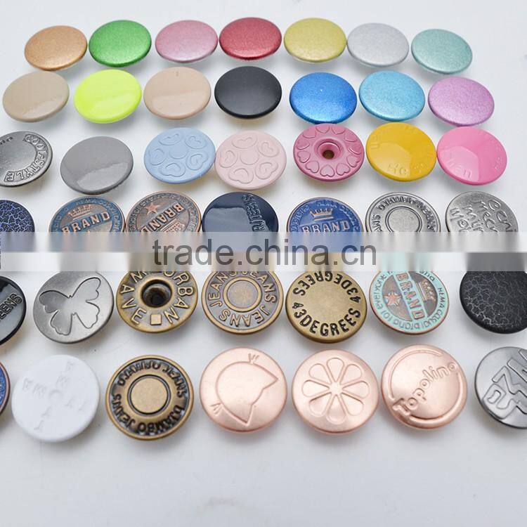 Factory Direct Sale Clothing Snap Buttons Custom Metal Button Snaps For Coat