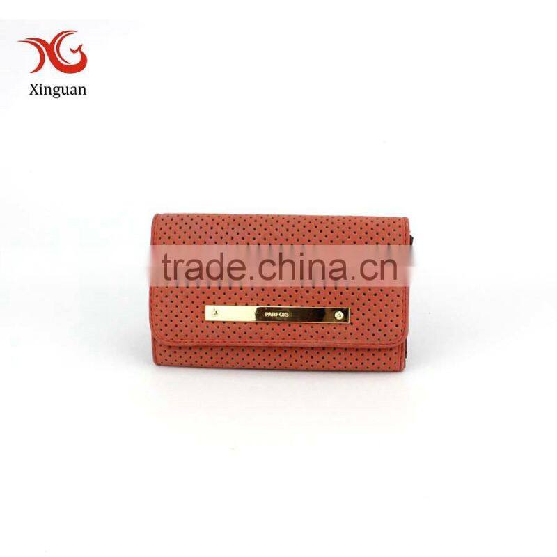 2016 new style woman leather wallet