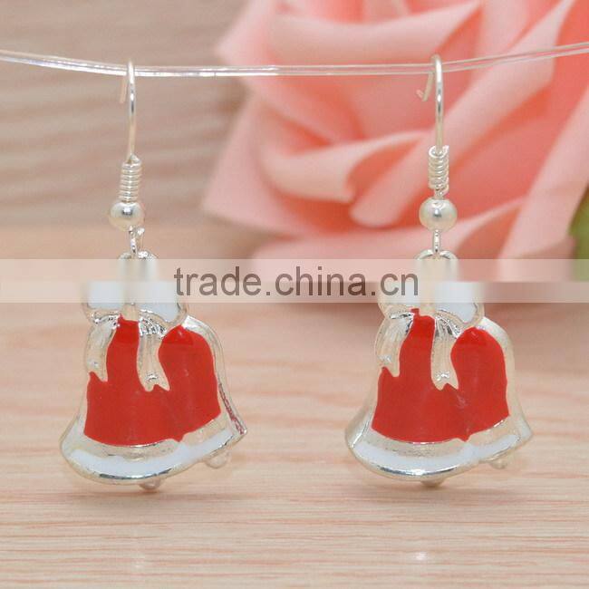 Christmas gifts crafts bell pendant earring