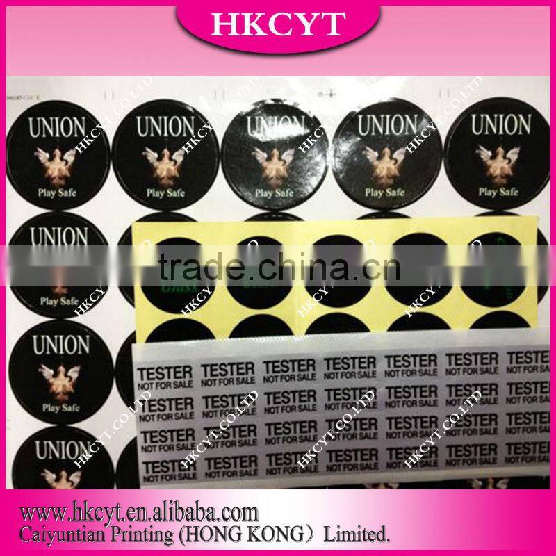 Hologram aluminum foil label sticker