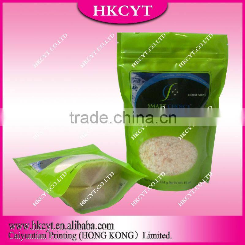 Hot !Hot!Custom design dry food packaging bags/Stand up packaging bags with window