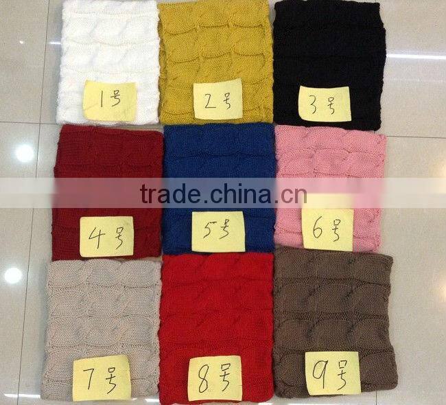 Winter Twist Round Fashion Girl Knit Scarf