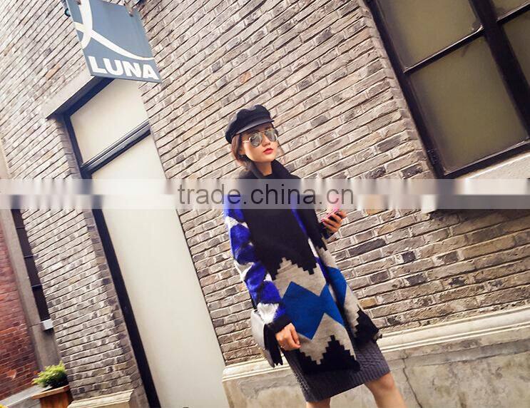 Wholesale New Winter Warm Fashion Plaid Pashmina Woman Acrylic Shawl