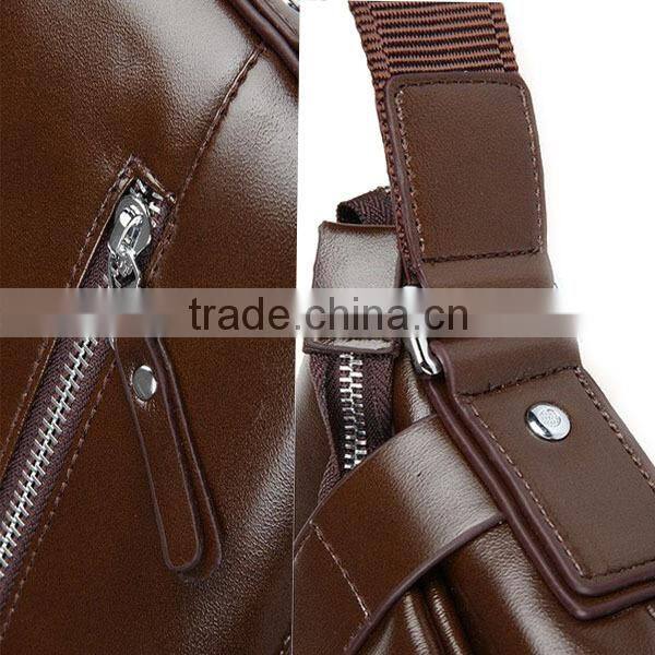 Cheap high quality lightweight men's leather kids briefcase