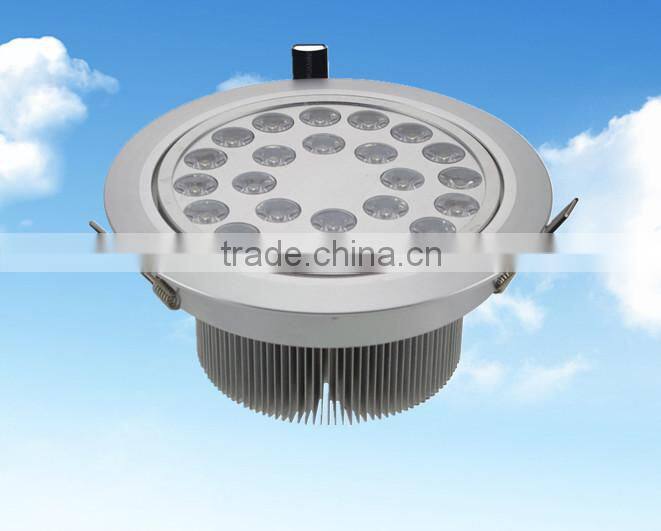 metal ceiling suspended ceiling parts 24w aluminum led ceiling light housing