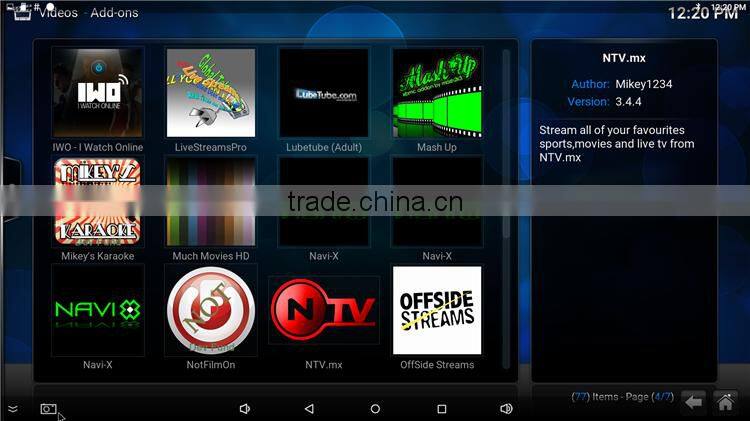 KODI Fully Loaded M8R RK3368 Full HD 4K Smart Media Player Octa Core Android 5.1 TV BOX