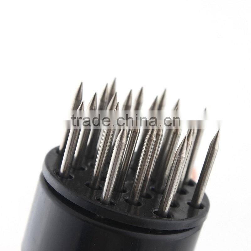 24pcs stainless needles meat tenderizer