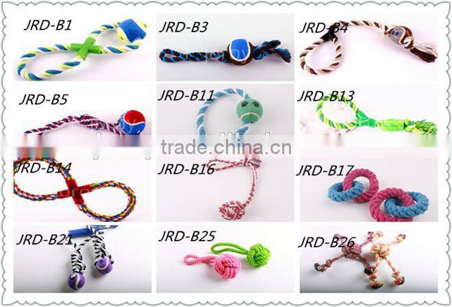 woven rope frisbee pet toys imported from china