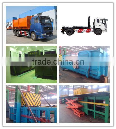 telescopic hydraulic hook lift for garbage container transfer
