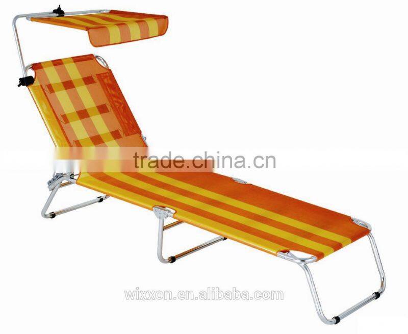 Folding Beach Chair Sun Shade