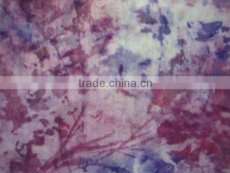 new design 100% polyester chiffon digital print fabric