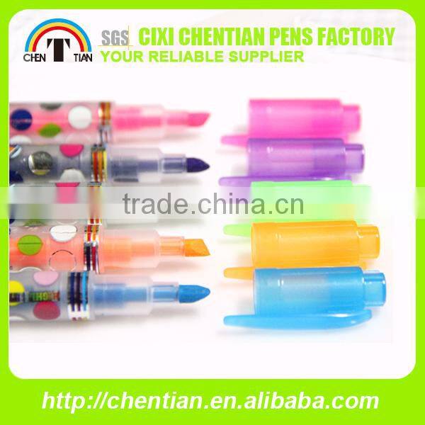 China Wholesale High Quality Multi Color Ball Pen With Highlighter