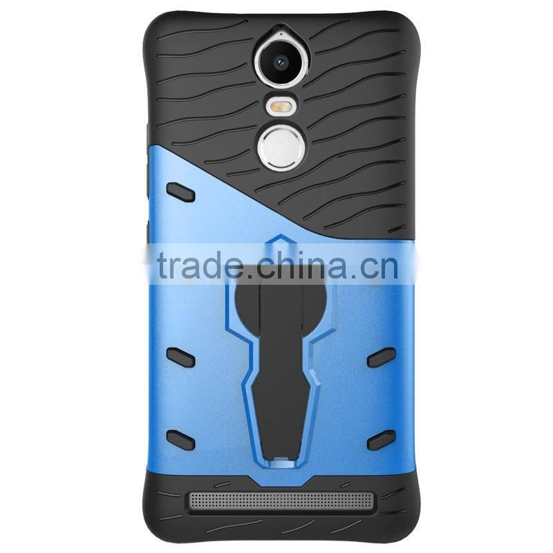 Hot Durable Armor case for Lenovo K5 Note Hybrid TPU PC Impact-resist back cover case with active kickstand
