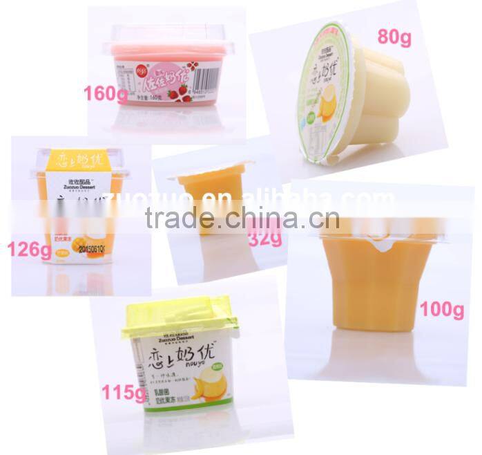 health 160g cup packing soft fruity jelly snack