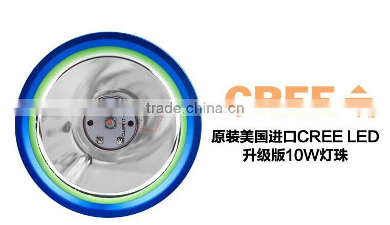 rechargeable dual blue white light with fish bait lights LED fishing float light