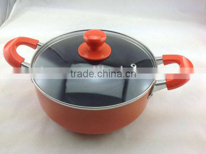 Hot Sale Aluminum Non-stick Press Cooking Pasta Pot Stock Milk Pot