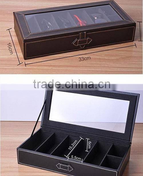 Fashion Portable Leather Sunglass Boxes Wholesale