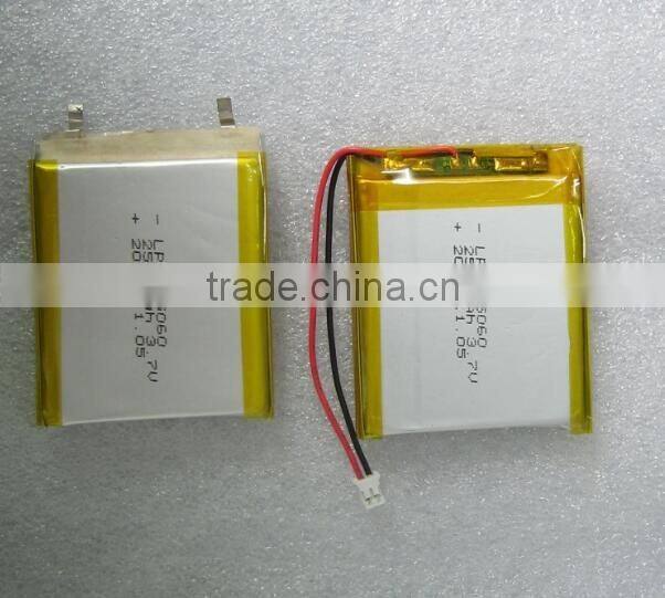 Rechargeable Lithium ion polymer Battery 785060 2500mAh 3.7V With PCM and Connector