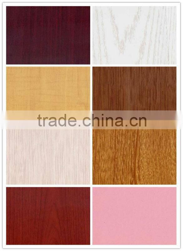 pvc wood grain veneer paper for furniture