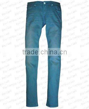 High Quality Cotton Colour Lady's Denim Jean