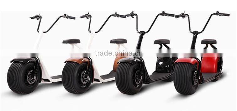 18*9.5 car tyre seev citycoco harley style scrooser 800w brushless mobility scooter for adult electric chopper motorcycle